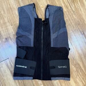 Align Med Spinal IQ Posture Support Back Brace Vest Size 4X Black